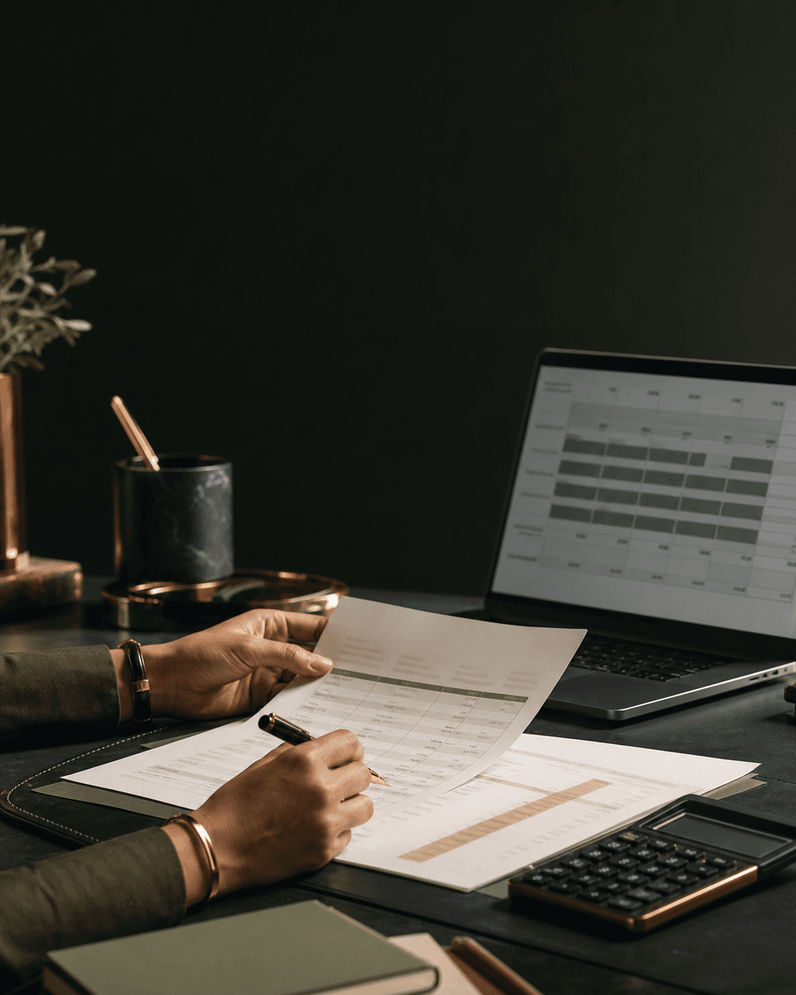 A billing professional aligning approved time with an invoice draft