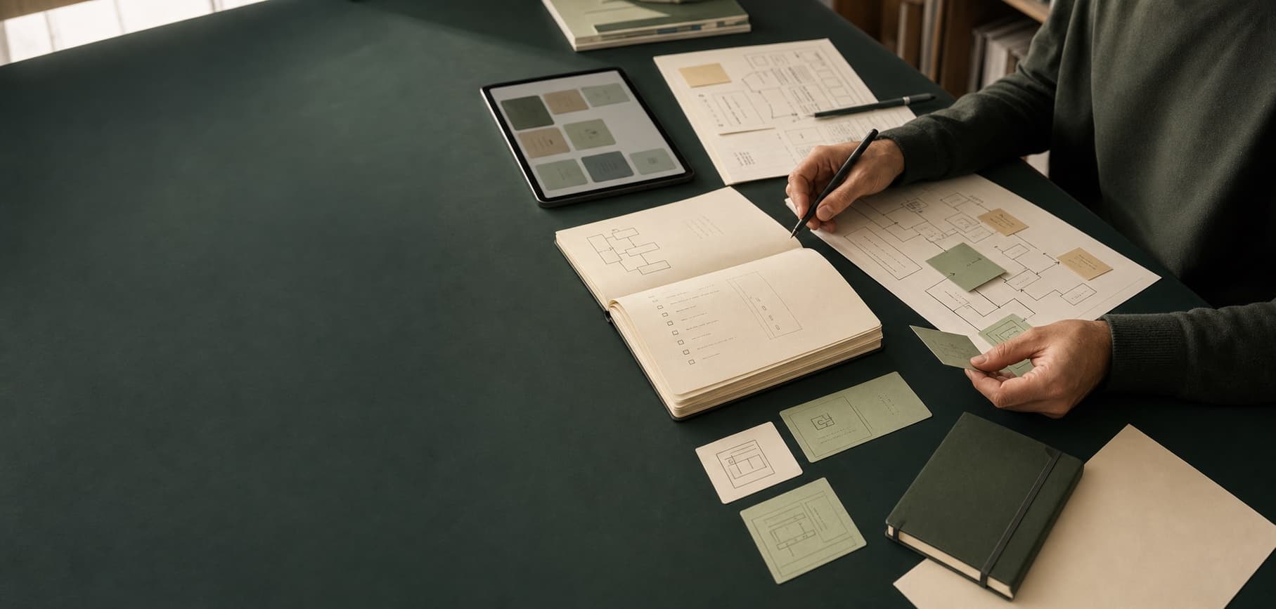 Workflow notes and diagrams arranged into a practical reference