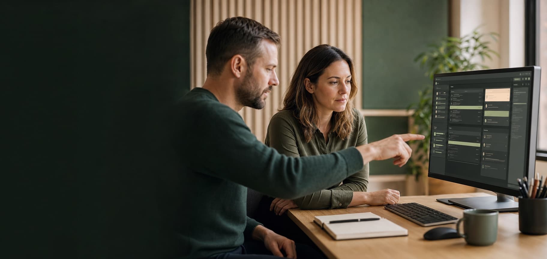 A support specialist helping an operations manager resolve a workflow